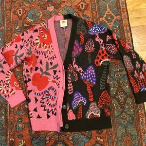 Farm Rio Jacquard knit cardigan